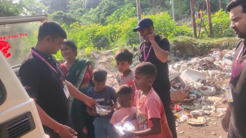Diwali Food Distribution Seva Asmakam Dharmah Charitable Trsut 
