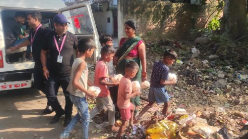 Diwali Food Distribution Seva Asmakam Dharmah Charitable Trsut 